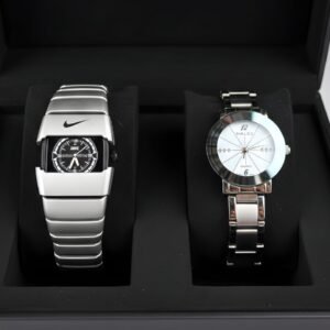 স্টাইলিশ কাপল ওয়াচ সেট