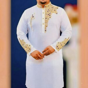 ​🌸 প্রিমিয়াম ফ্যান্সি কটন পাঞ্জাবি 🌸