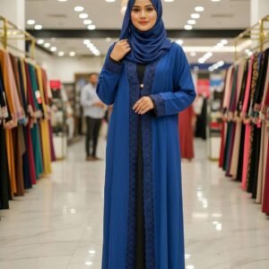 অরিজিনাল দুবাই চেরি ফেব্রিক বোরকা(হিজাবসহ)