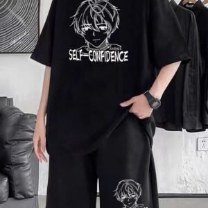 Premium Drop Shoulder T-Shirt & Pant Combo