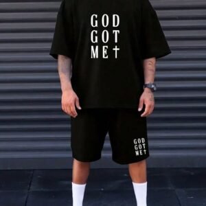 Premium Drop Shoulder T-Shirt & Pant Combo