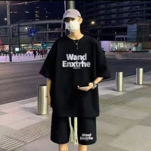 Premium Drop Shoulder T-Shirt & Pant Combo