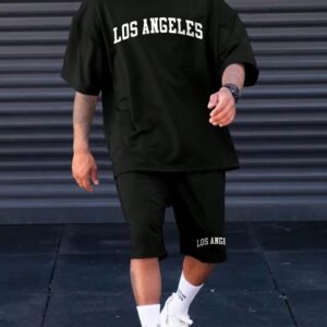 Premium Drop Shoulder T-Shirt & Pant Combo