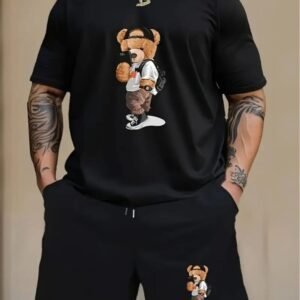 Premium Drop Shoulder T-Shirt & Pant Combo