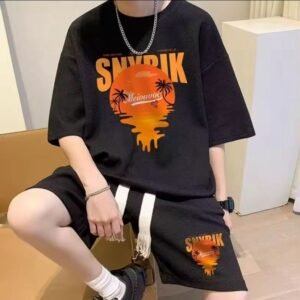 Premium Drop Shoulder T-Shirt & Pant Combo