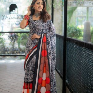 প্রিমিয়াম ডিজিটাল প্রিন্ট শাড়ি 🤍