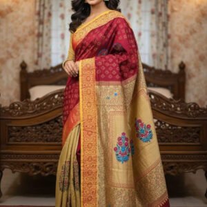 প্রিমিয়াম ধুপিয়ান সিল্ক শাড়ি