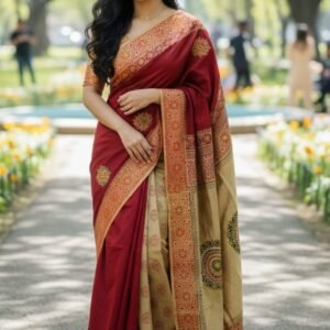 প্রিমিয়াম ধুপিয়ান সিল্ক শাড়ি