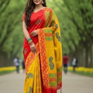 প্রিমিয়াম ধুপিয়ান সিল্ক শাড়ি