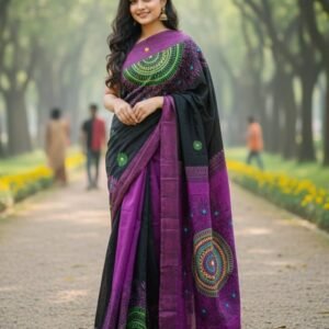 প্রিমিয়াম ধুপিয়ান সিল্ক শাড়ি