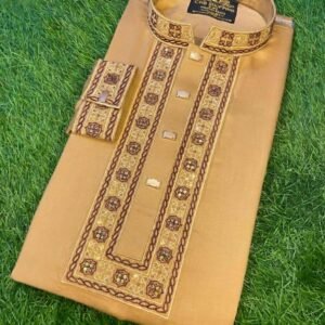 প্রিমিয়াম কাফ হাতা স্লাব শাটন পাঞ্জাবি